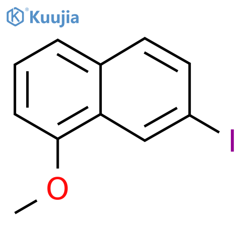 2-Iodo-8-methoxynaphthalene structure