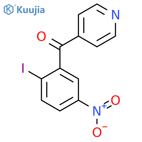 4-(2-Iodo-5-nitrobenzoyl)pyridine structure