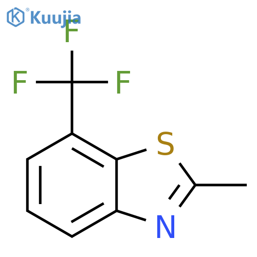 2-Methyl-7-(trifluoromethyl)benzothiazole structure