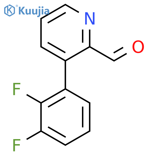 3-(2,3-Difluorophenyl)picolinaldehyde structure