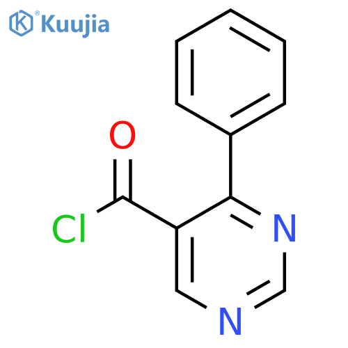 4-Phenylpyrimidine-5-carbonyl chloride structure
