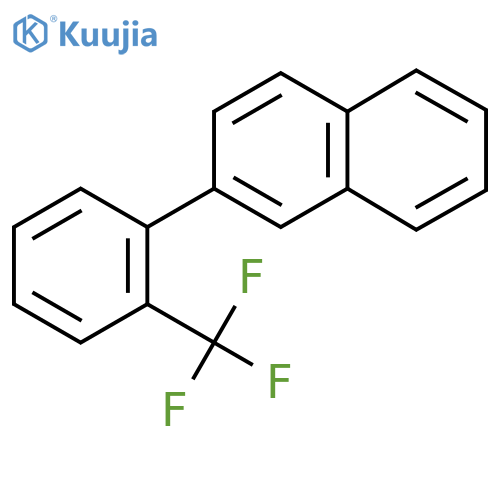 2-(2-(Trifluoromethyl)phenyl)naphthalene structure
