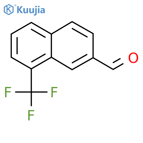 1-(Trifluoromethyl)naphthalene-7-carboxaldehyde structure