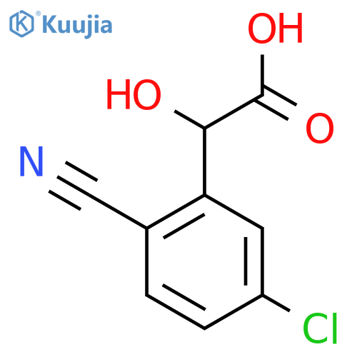 5-Chloro-2-cyanomandelic acid structure