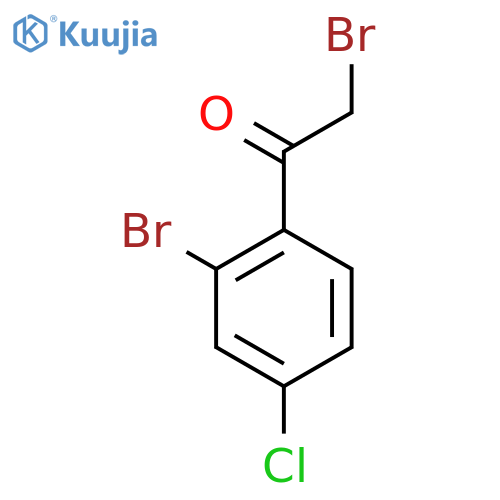 4'-Chloro-2,2'-dibromoacetophenone structure
