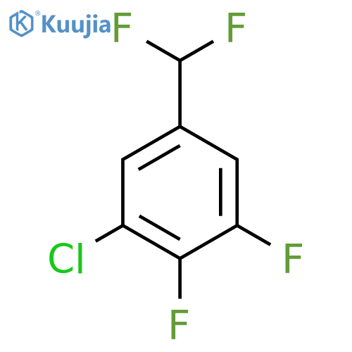 3-Chloro-4,5-difluoro(difluoromethyl)benzene structure
