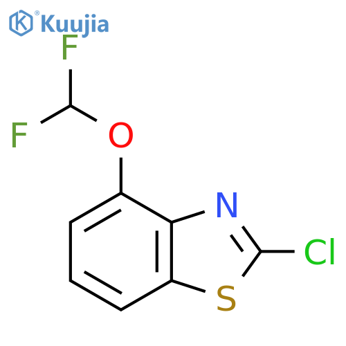 2-Chloro-4-(difluoromethoxy)benzothiazole structure
