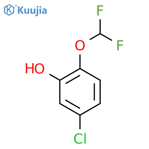 5-Chloro-2-(difluoromethoxy)phenol structure