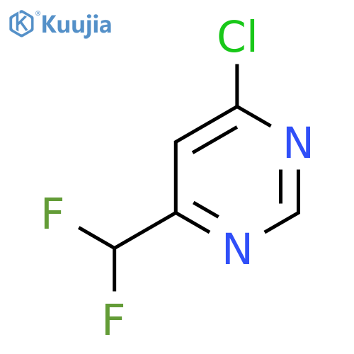 4-chloro-6-(difluoromethyl)pyrimidine structure