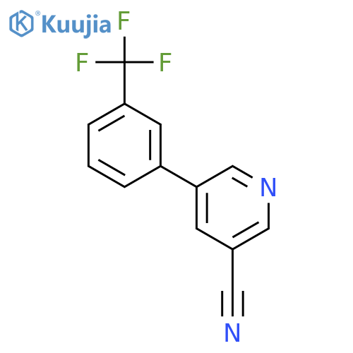 5-(3-(Trifluoromethyl)phenyl)nicotinonitrile structure