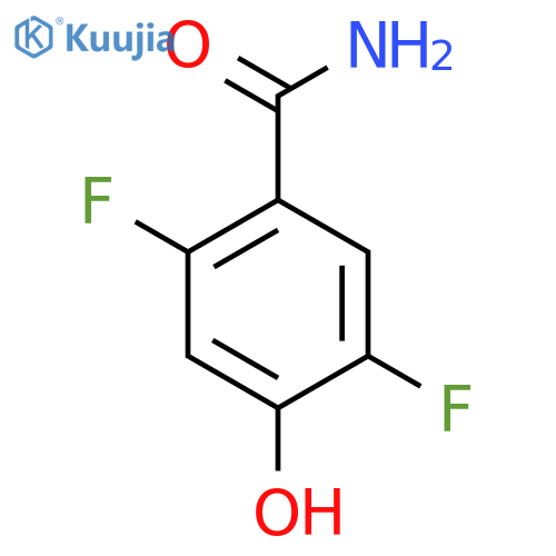 2,5-Difluoro-4-hydroxybenzamide structure