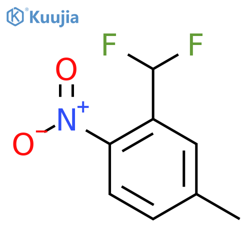 3-(Difluoromethyl)-4-nitrotoluene structure