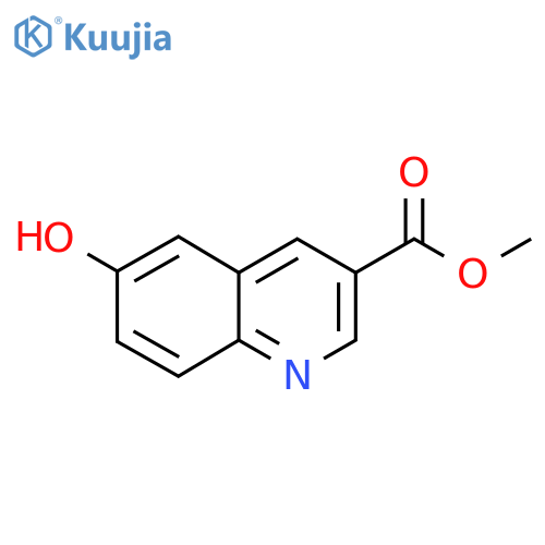 Methyl 6-hydroxyquinoline-3-carboxylate structure