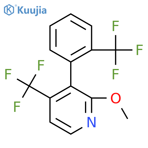 2-Methoxy-4-(trifluoromethyl)-3-(2-(trifluoromethyl)phenyl)pyridine structure