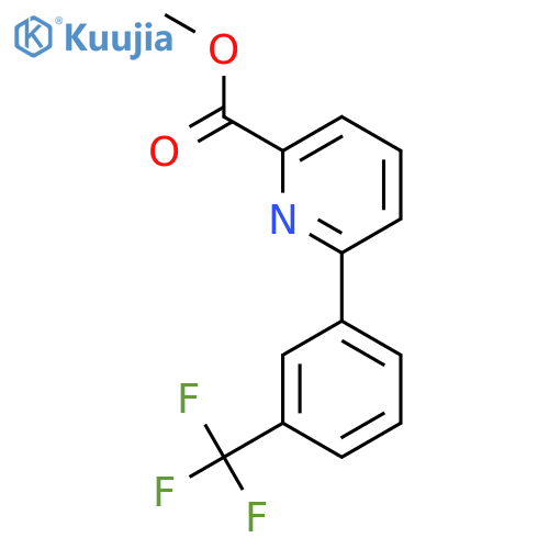 Methyl 6-(3-(trifluoromethyl)phenyl)picolinate structure