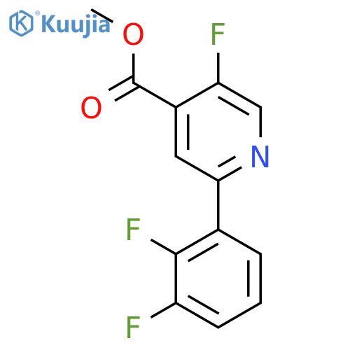 Methyl 2-(2,3-difluorophenyl)-5-fluoroisonicotinate structure