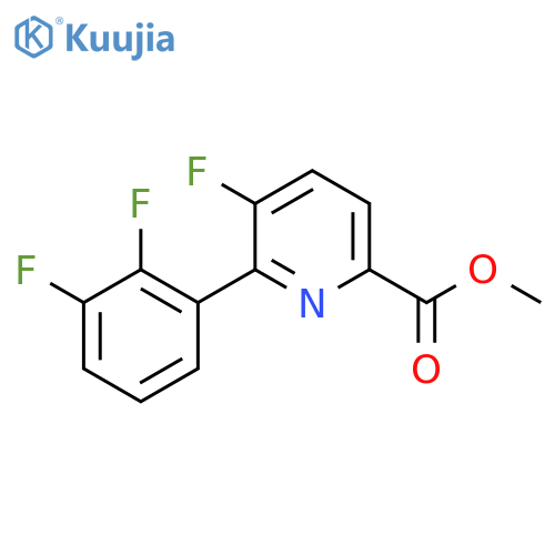 Methyl 6-(2,3-difluorophenyl)-5-fluoropicolinate structure