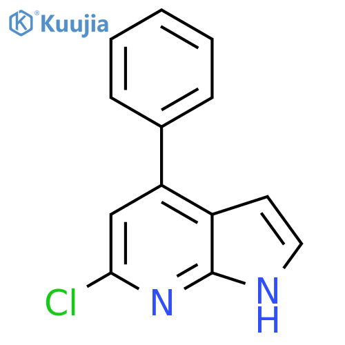 6-Chloro-4-phenyl-1H-pyrrolo[2,3-b]pyridine structure