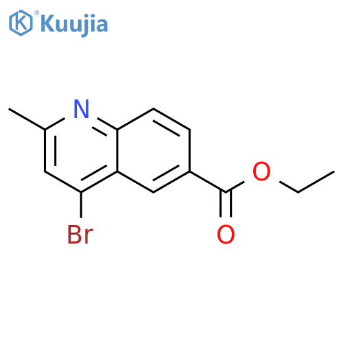 Ethyl 4-bromo-2-methylquinoline-6-carboxylate structure