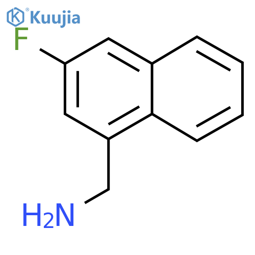 (3-Fluoronaphthalen-1-yl)methanamine structure