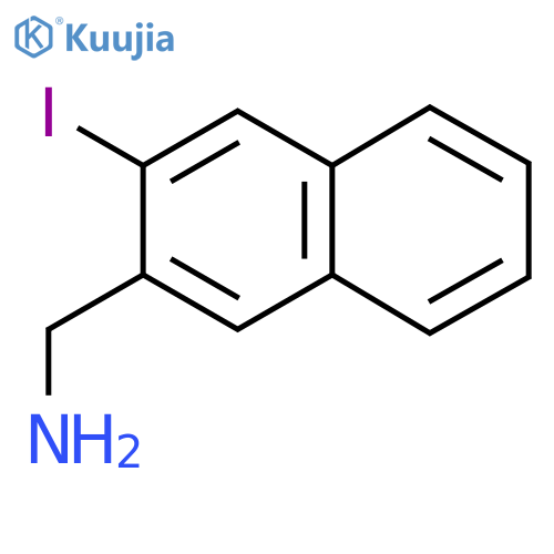 (3-Iodonaphthalen-2-yl)methanamine structure