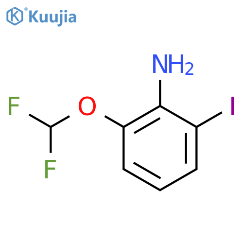 2-(Difluoromethoxy)-6-iodoaniline structure