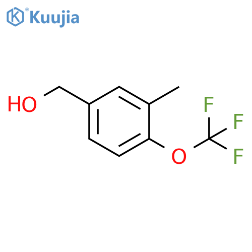(3-Methyl-4-(trifluoromethoxy)phenyl)methanol structure