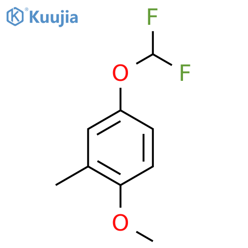 5-(Difluoromethoxy)-2-methoxytoluene structure