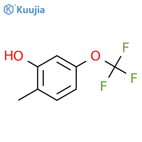 2-methyl-5-(trifluoromethoxy)phenol structure