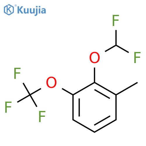 2-(Difluoromethoxy)-3-(trifluoromethoxy)toluene structure