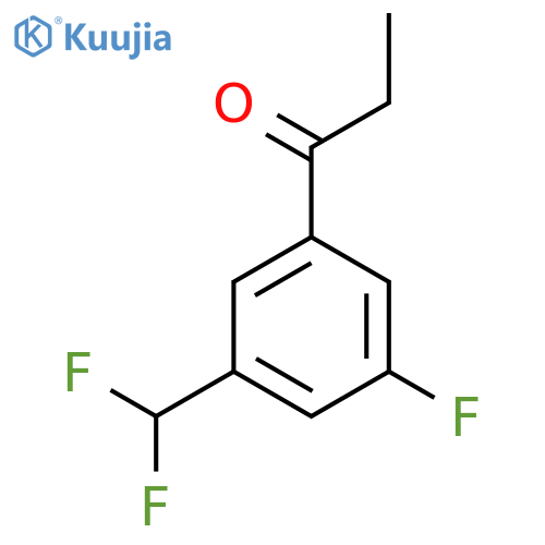 5'-(Difluoromethyl)-3'-fluoropropiophenone structure