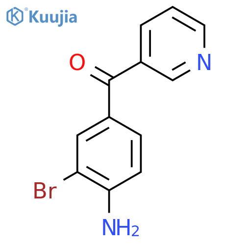 3-(4-Amino-3-bromobenzoyl)pyridine structure