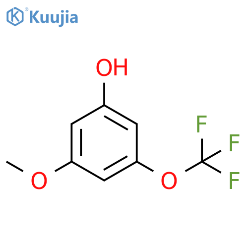 3-METHOXY-5-(TRIFLUOROMETHOXY)PHENOL structure
