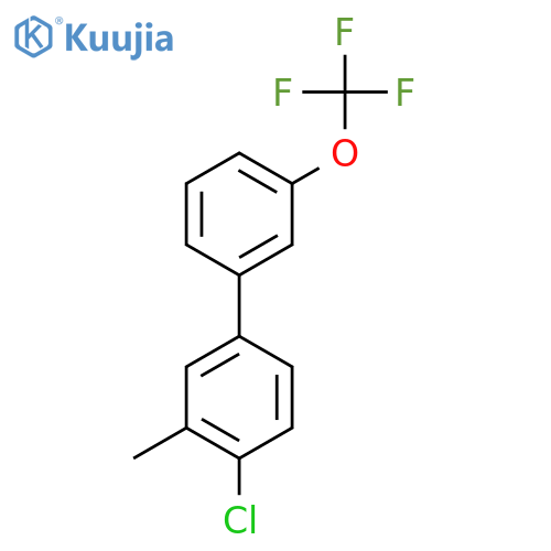 4-Chloro-3-methyl-3'-(trifluoromethoxy)biphenyl structure