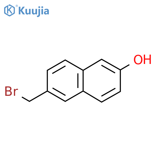 2-(Bromomethyl)-6-hydroxynaphthalene structure