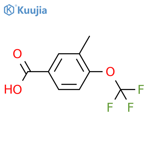 3-Methyl-4-(trifluoromethoxy)benzoic acid structure