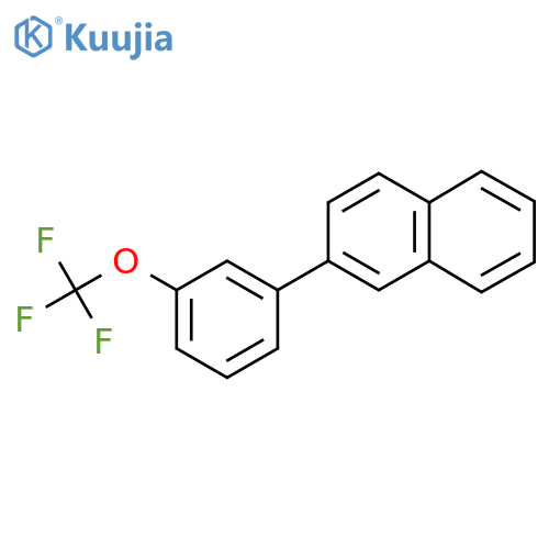 2-(3-(Trifluoromethoxy)phenyl)naphthalene structure