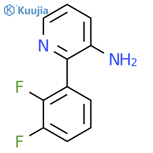 3-Amino-2-(2,3-difluorophenyl)pyridine structure