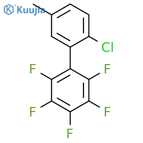 2'-Chloro-5'-methyl-2,3,4,5,6-pentafluorobiphenyl structure
