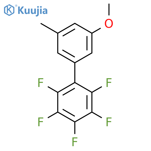 3'-Methoxy-5'-methyl-2,3,4,5,6-pentafluorobiphenyl structure