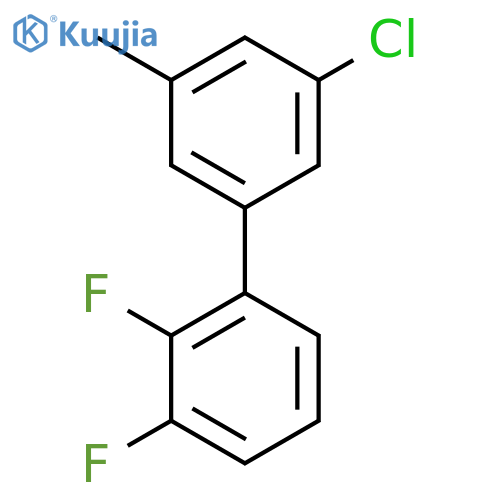 5'-Chloro-2,3-difluoro-3'-methylbiphenyl structure