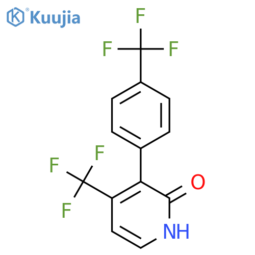 2-Hydroxy-4-(trifluoromethyl)-3-(4-(trifluoromethyl)phenyl)pyridine structure