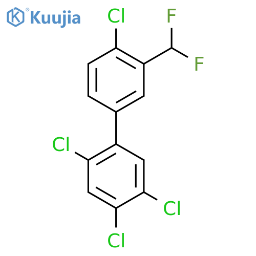 3'-Difluoromethyl-2,4,5,4'-tetrachlorobiphenyl structure