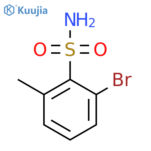2-bromo-6-methylbenzene-1-sulfonamide structure