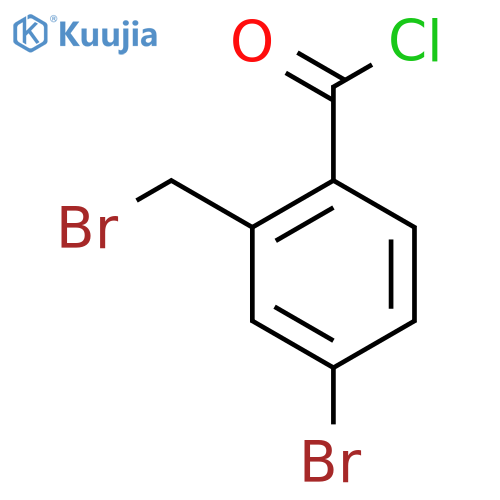 4-Bromo-2-(bromomethyl)benzoyl chloride structure