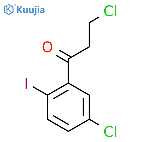 3,5'-Dichloro-2'-iodopropiophenone structure