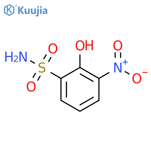 2-hydroxy-3-nitrobenzene-1-sulfonamide structure
