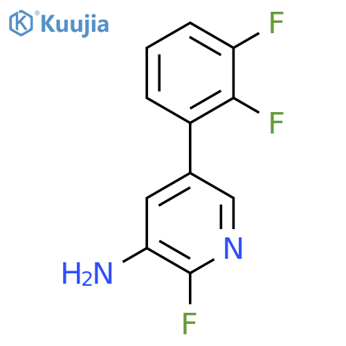 3-Amino-5-(2,3-difluorophenyl)-2-fluoropyridine structure