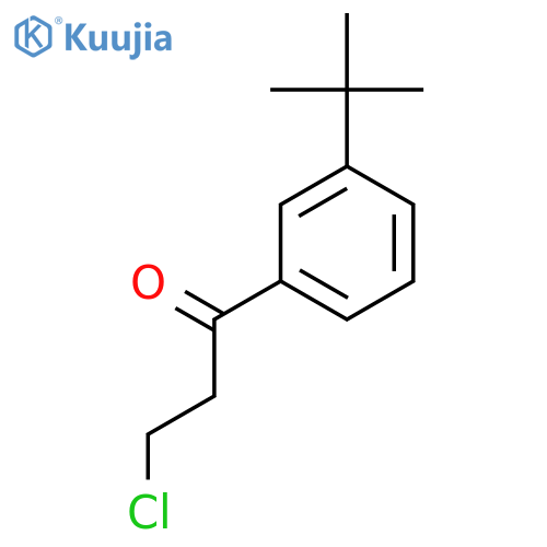 3-Chloro-3'-tert-butylpropiophenone structure