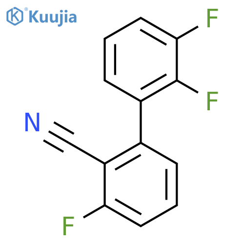 2-Cyano-3,2',3'-trifluorobiphenyl structure